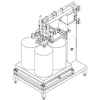 秤重式四口液體自動充填機 (標準型、白鐵型、防爆型)
